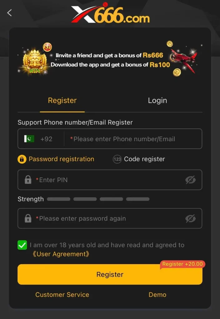 x666 Register